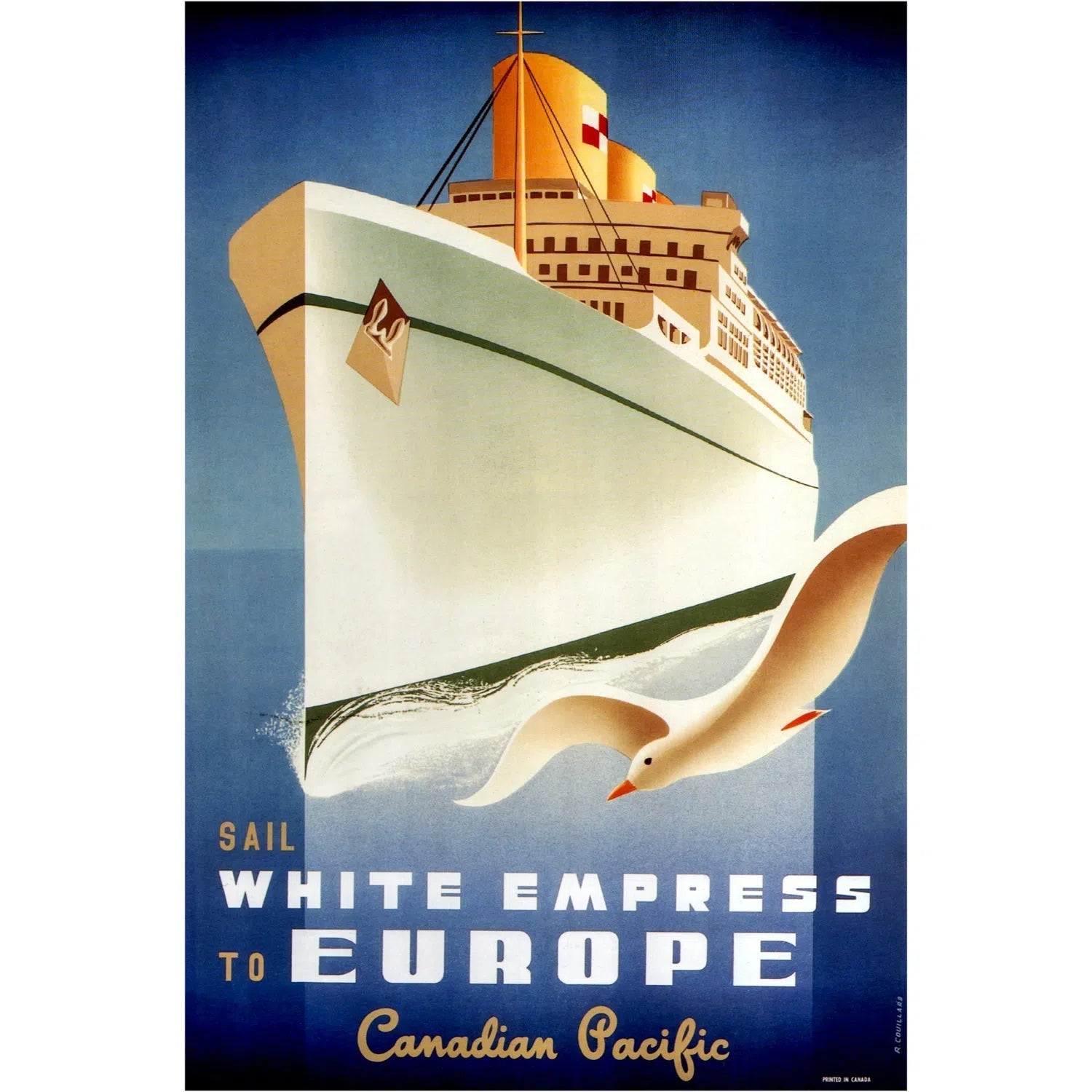 Sail white empress to Europe - Canadian pacific-Imagesdartistes