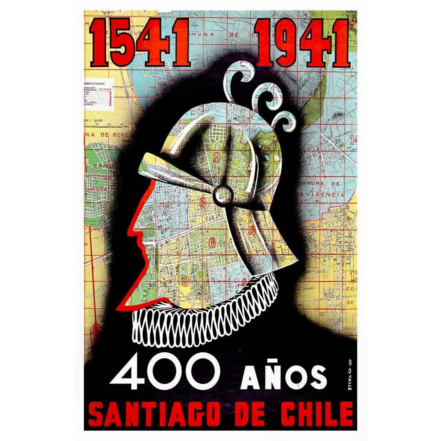 Santiago de Chile - 1541-1941-Imagesdartistes