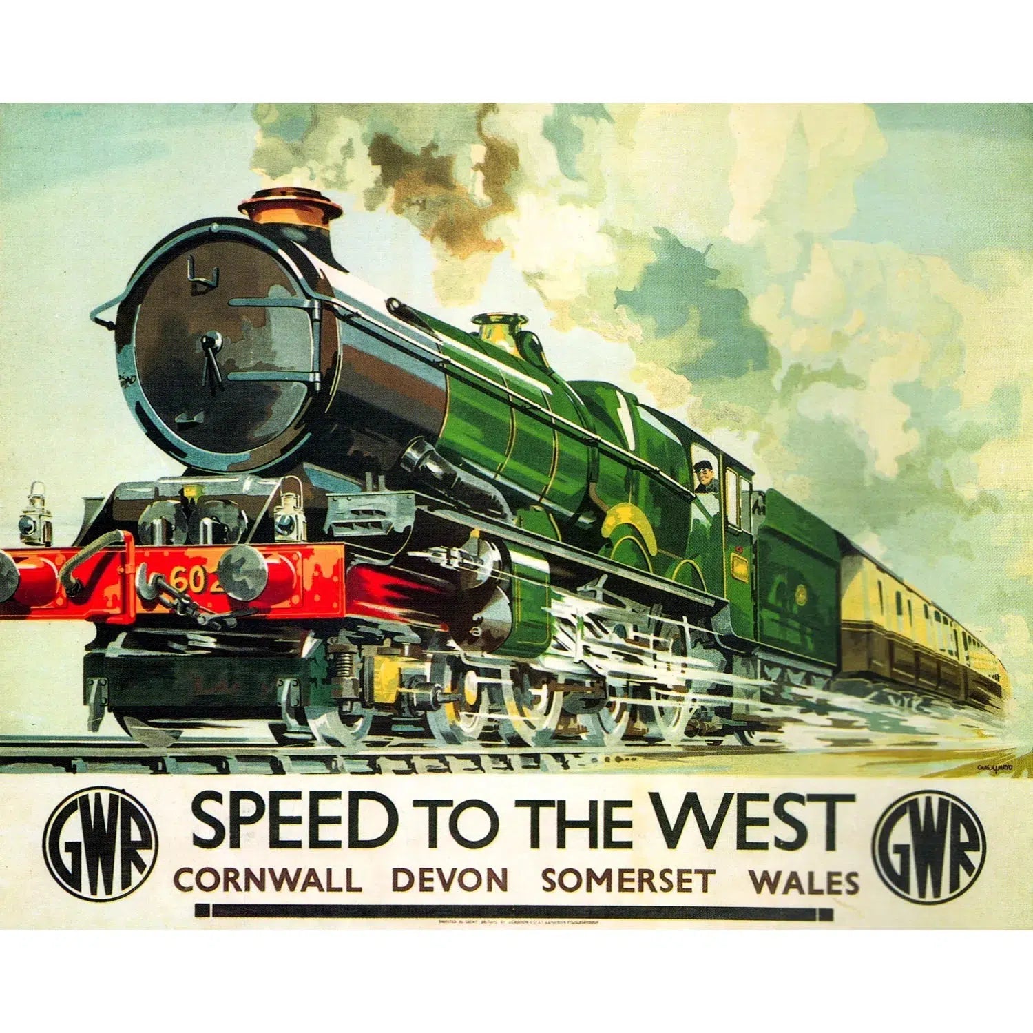 Speed to the west - GWR-Imagesdartistes