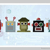Têtes de robots 1-Imagesdartistes