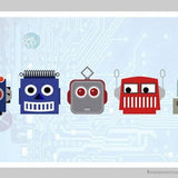 Têtes de robots 4-Imagesdartistes