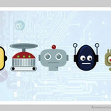 Têtes de robots 5-Imagesdartistes