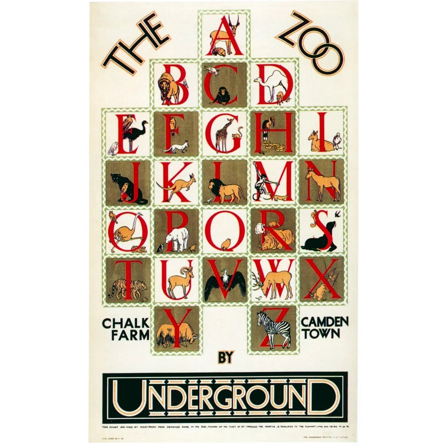 The Zoo - London Underground-Imagesdartistes