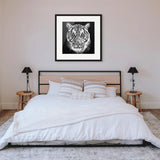 Le tigre aux yeux bleus