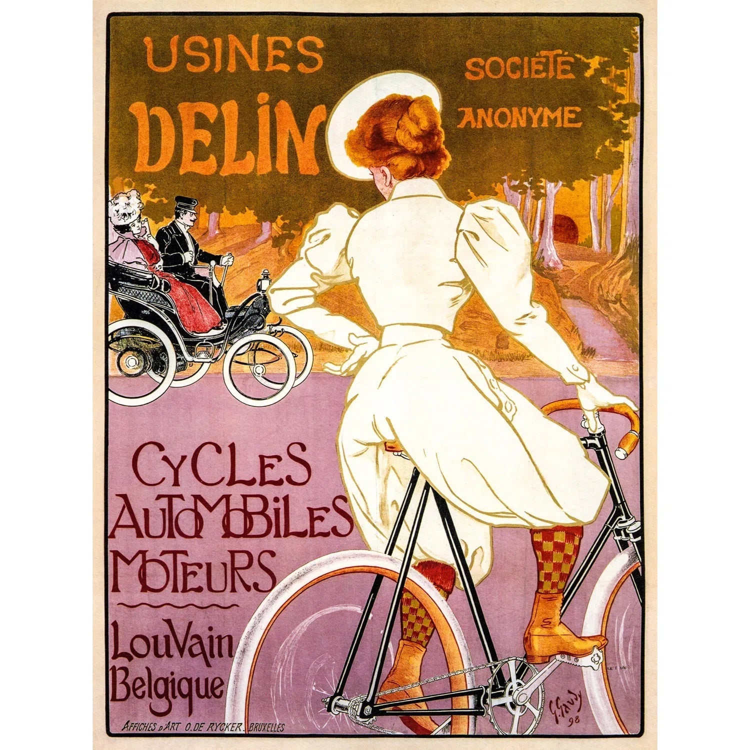 Usine Delin - cycles Automobiles Moteurs-Imagesdartistes