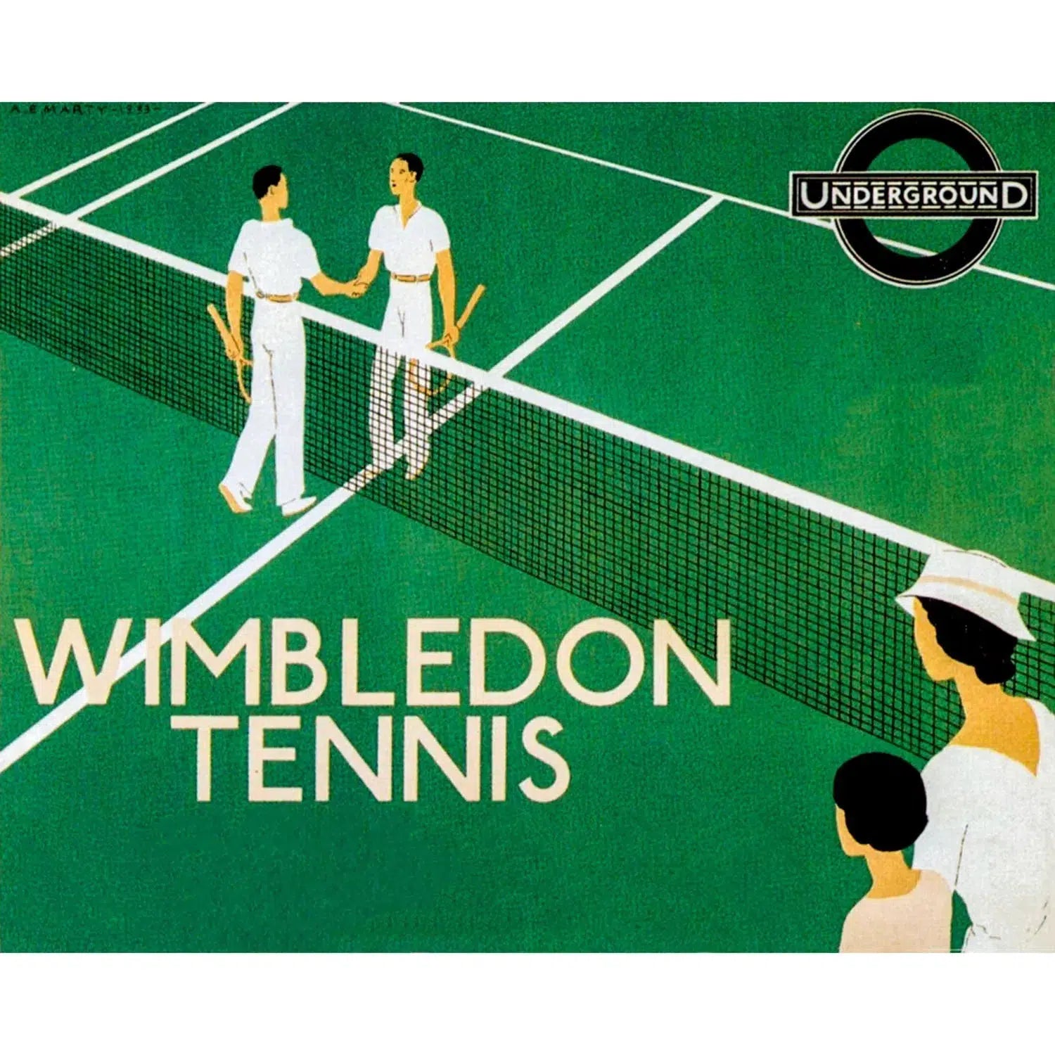 Wimbledon tennis - London Underground-Imagesdartistes