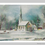 L'église sous la neige