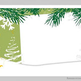 The green fir trees