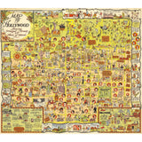 Map of Hollywood, history and movies stars
