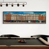 Panoramique des places d'Arras, version watercolor