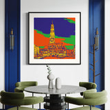 Arras pop art, version orange