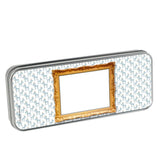 Frame on reindeer background