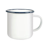 Mug métal émaillé blanc (grand modèle)-Imagesdartistes