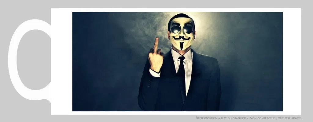 Anonymous, le doigt d'honneur-Imagesdartistes