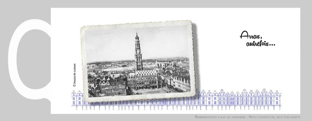 Arras autrefois: le beffroi à l'ancienne-Imagesdartistes