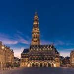 Beffroi d'Arras à la tombée du jour.-Imagesdartistes