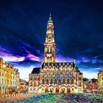 Beffroi d'Arras, version Liquid blue-Imagesdartistes