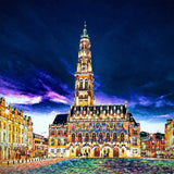 Beffroi d'Arras, version Liquid blue-Imagesdartistes