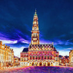 Beffroi d'Arras, version Liquid magenta-Imagesdartistes