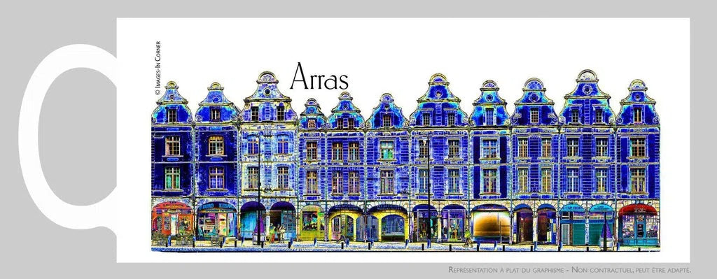 Les façades colorées d'Arras-Imagesdartistes