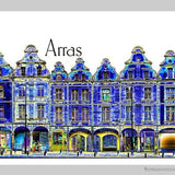 Les façades colorées d'Arras-Imagesdartistes