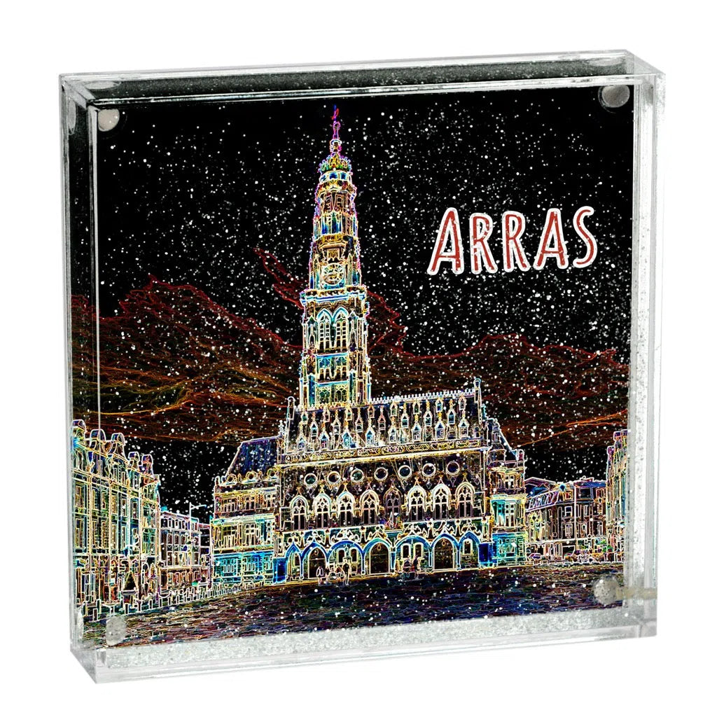 Cadre magnétique Beffroi d'Arras Colorlight-Imagesdartistes