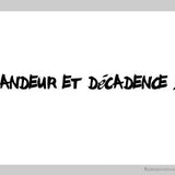 Glandeur et décadence-Imagesdartistes