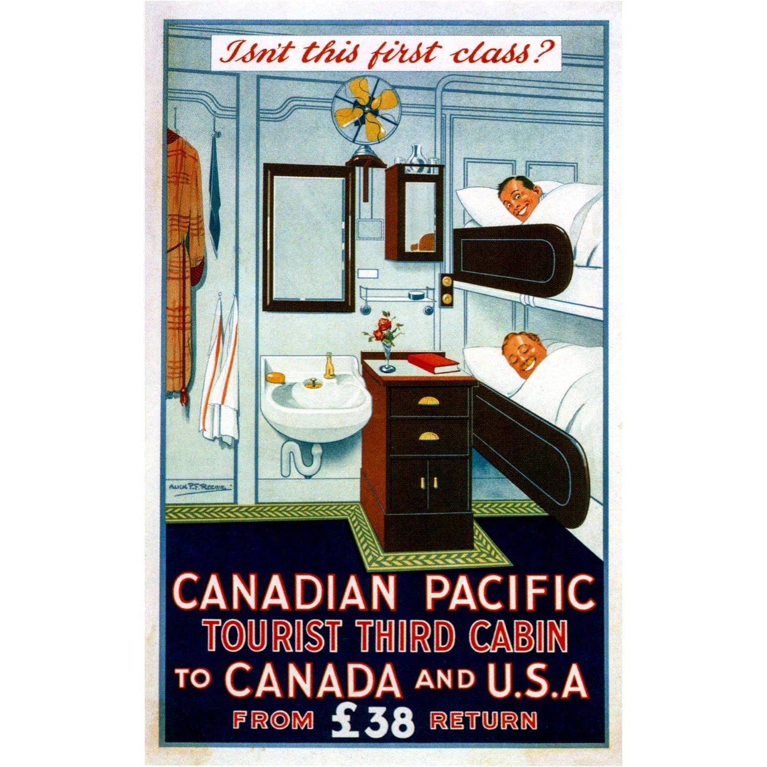 Isn't this first class ? - Canadian pacific-Imagesdartistes