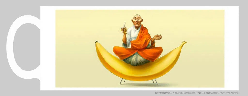 Le boudhiste à la banane-Imagesdartistes