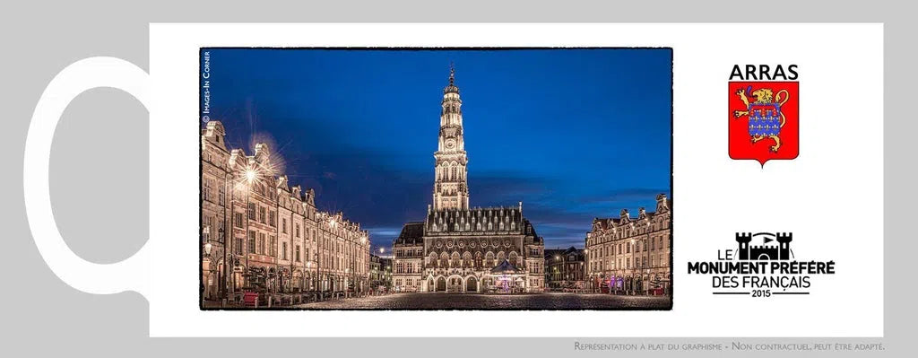 Le beffroi d'Arras, monument préféré des français-Imagesdartistes