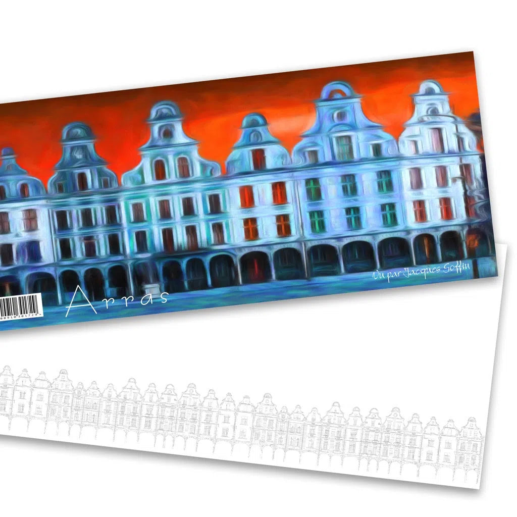 Arras les 3 luppars, version color red-Imagesdartistes