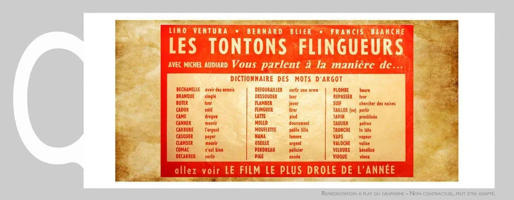 les tontons flingueurs - expressions argotiques-Imagesdartistes