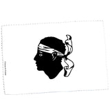 Le blason Corse sur fond blanc-Imagesdartistes