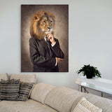 Lion costumé