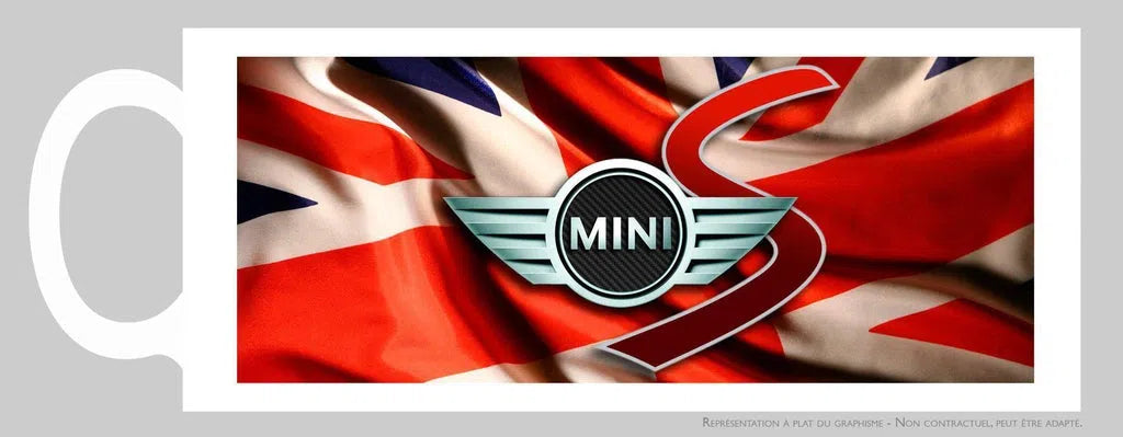 Mini Cooper S (drapeau anglais)-Imagesdartistes