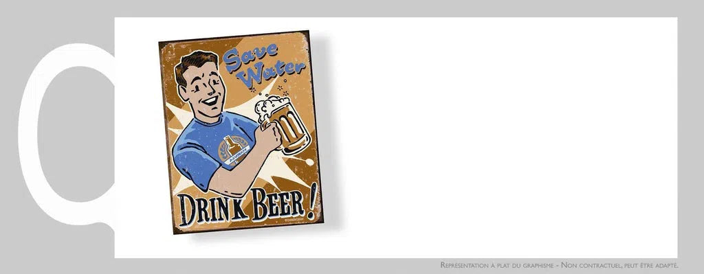 Save water, drink beer-Imagesdartistes